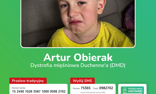 Zdjęcie do POMAGAMY ARTURKOWI! &ndash; DOBRO MA WIELKĄ MOC
