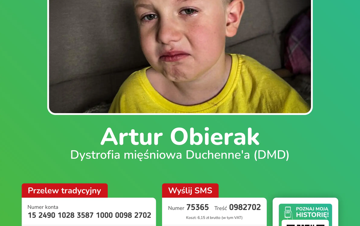 Zdjęcie do POMAGAMY ARTURKOWI! &ndash; DOBRO MA WIELKĄ MOC