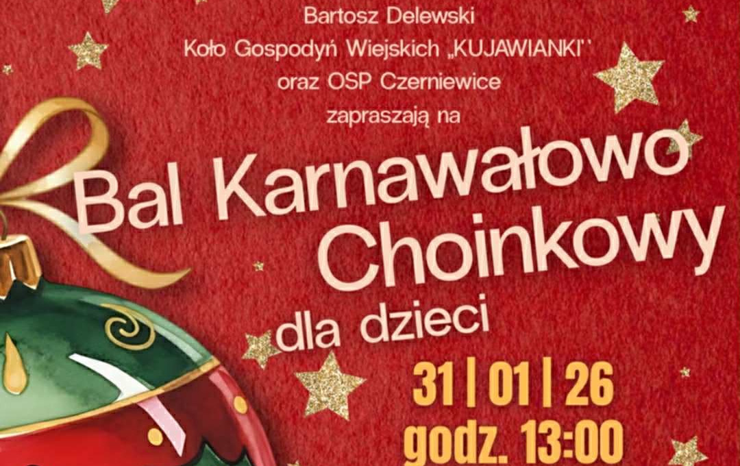 Zdjęcie do Bal karnawałowo - choinkowy dla dzieci