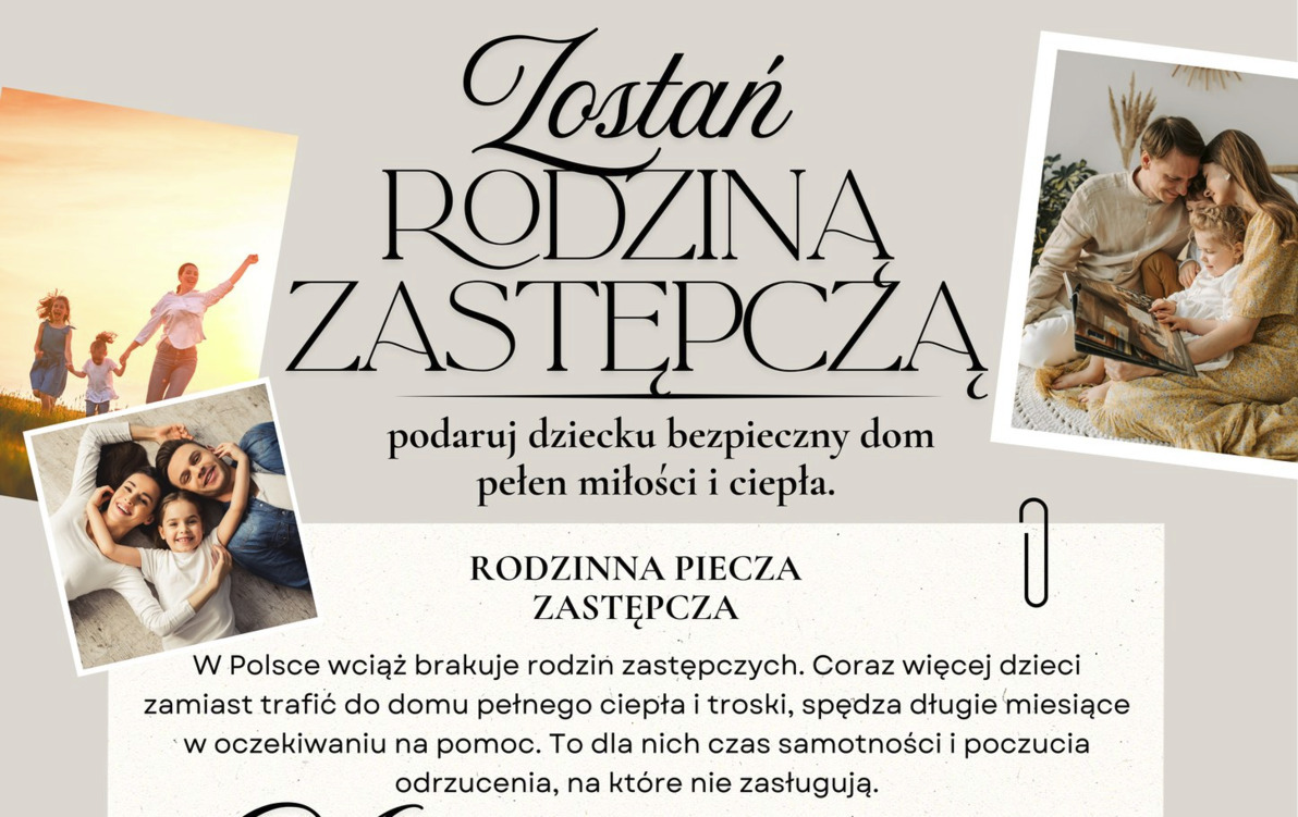 Zdjęcie do PCPR Włocławek poszukuje rodzin zastępczych! &nbsp;