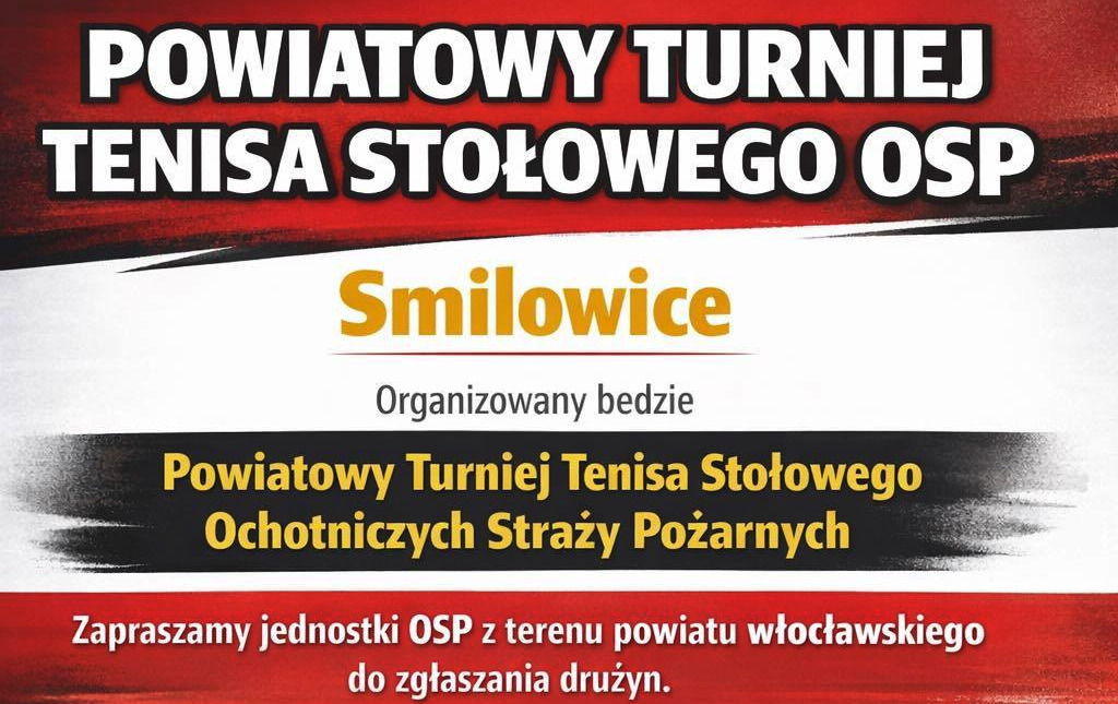 Zdjęcie do Powiatowy turniej tenisa stołowego OSP