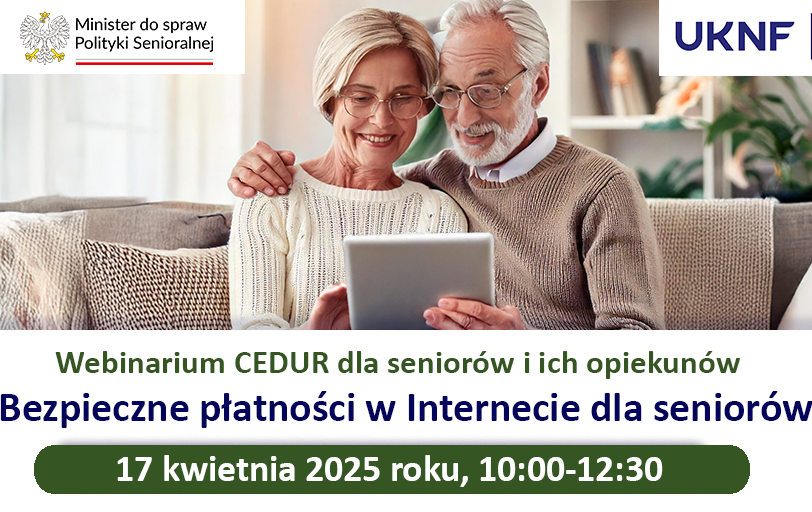 Zdjęcie do Bezpieczne płatności w Internecie dla senior&oacute;w - webinarium