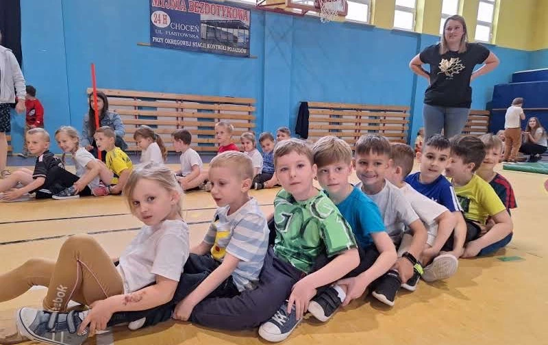 Zdjęcie do Dzień Dziecka Pełen Sportowych Emocji w Szkole Podstawowej im. Janusza Korczaka w Choceniu!