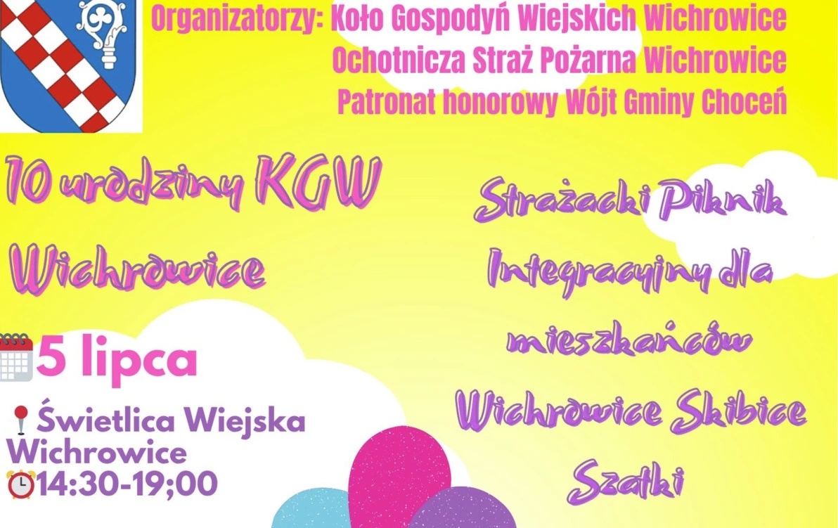Zdjęcie do 10 urodziny KGW Wichrowice 