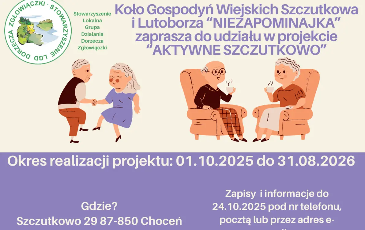Zdjęcie do Aktywne Szczutkowo - projekt dla senior&oacute;w