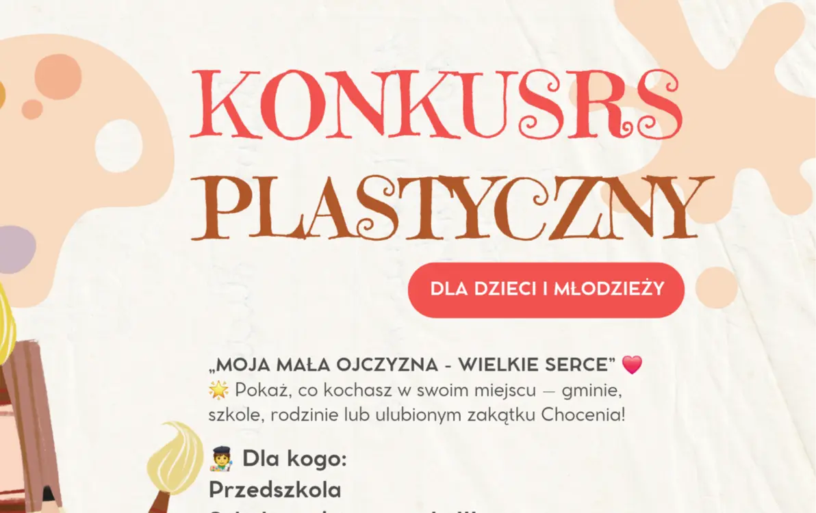 Zdjęcie do Konkurs plastyczny &bdquo;Moja mała ojczyzna &ndash; wielkie serce&rdquo;.