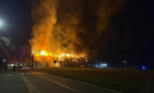 Zdjęcie do Wielki pożar w Jarantowicach&nbsp;