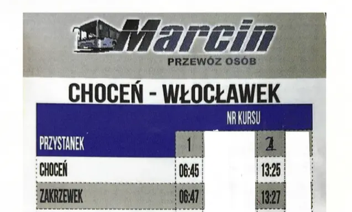 Zdjęcie do Zmiany w rozkładzie jazdy autobus&oacute;w firmy "Marcin"