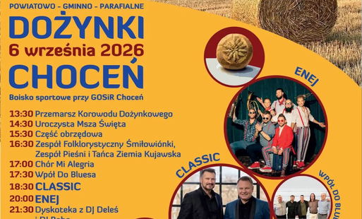 Zdjęcie do Dożynki Powiatowo-Gminno-Parafialne w Choceniu