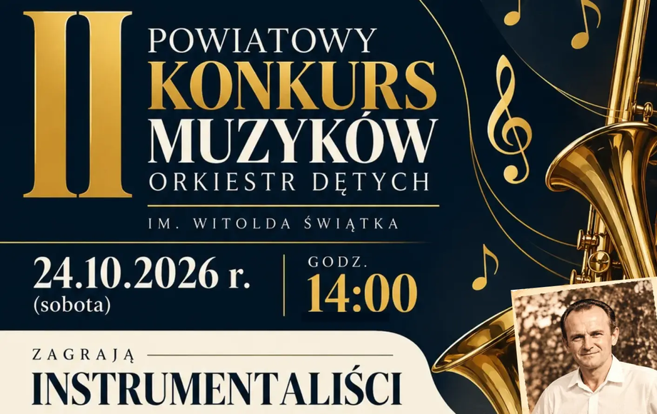 II Powiatowy Konkurs Muzyków Orkiestr Dętych im. Witolda Świątka w Choceniu